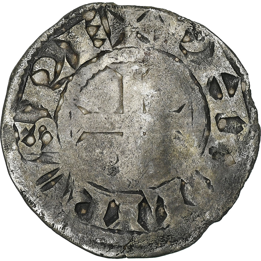 França, Philip II, Denier, 1180-1223, Saint-Martin de Tours, Prata, F(12-15)
