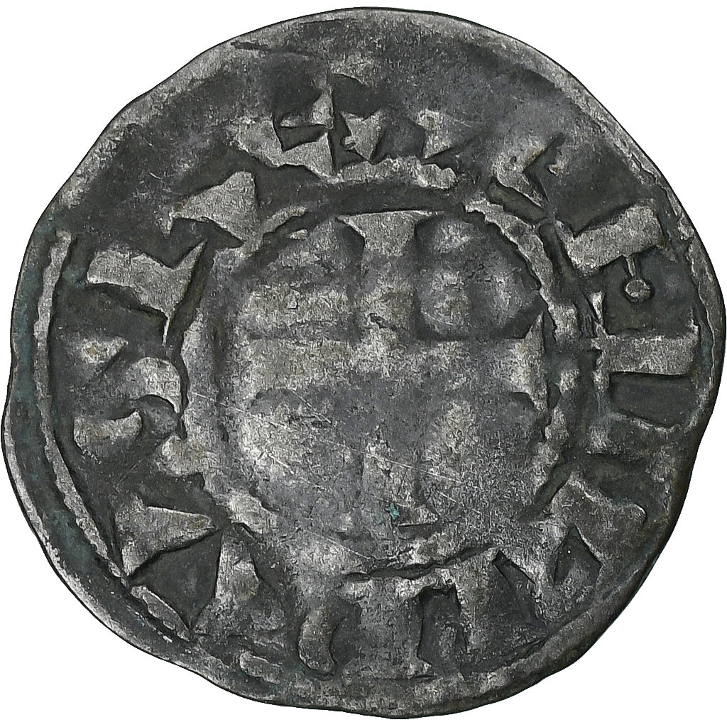 Francia, Philip II, Denier, 1180-1223, Saint-Martin de Tours, Argento, MB
