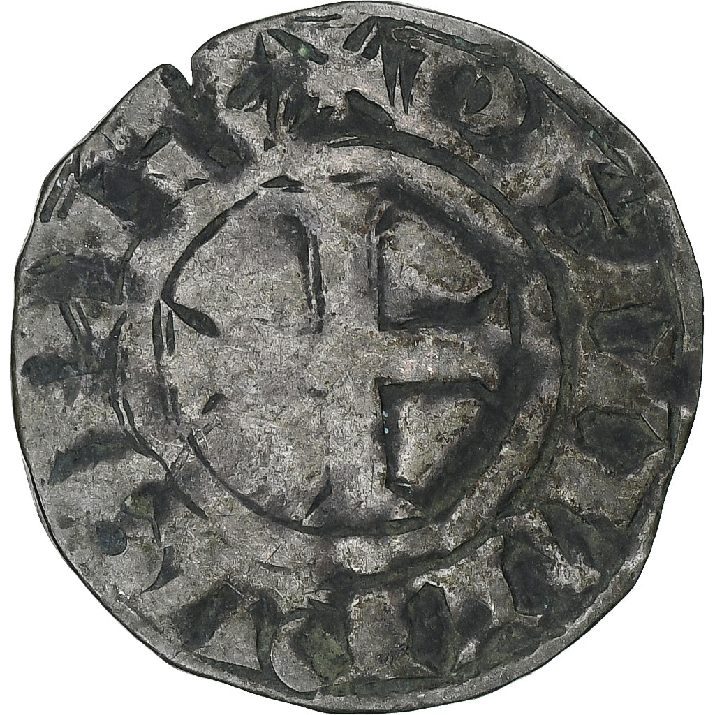 France, Philip II, Denier, 1180-1223, Saint-Martin de Tours, Silver, VF(30-35)