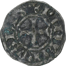Francia, Philip II, Denier, 1180-1223, Saint-Martin de Tours, Argento, BB+