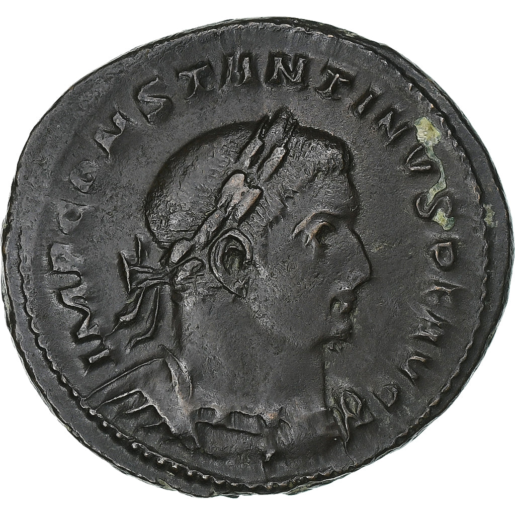 Constantine I, Follis, 307-308, Trier, Bronzo, BB+, RIC:776