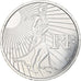 Francja, 15 Euro, Semeuse, 2008, MDP, Srebro, MS(63)