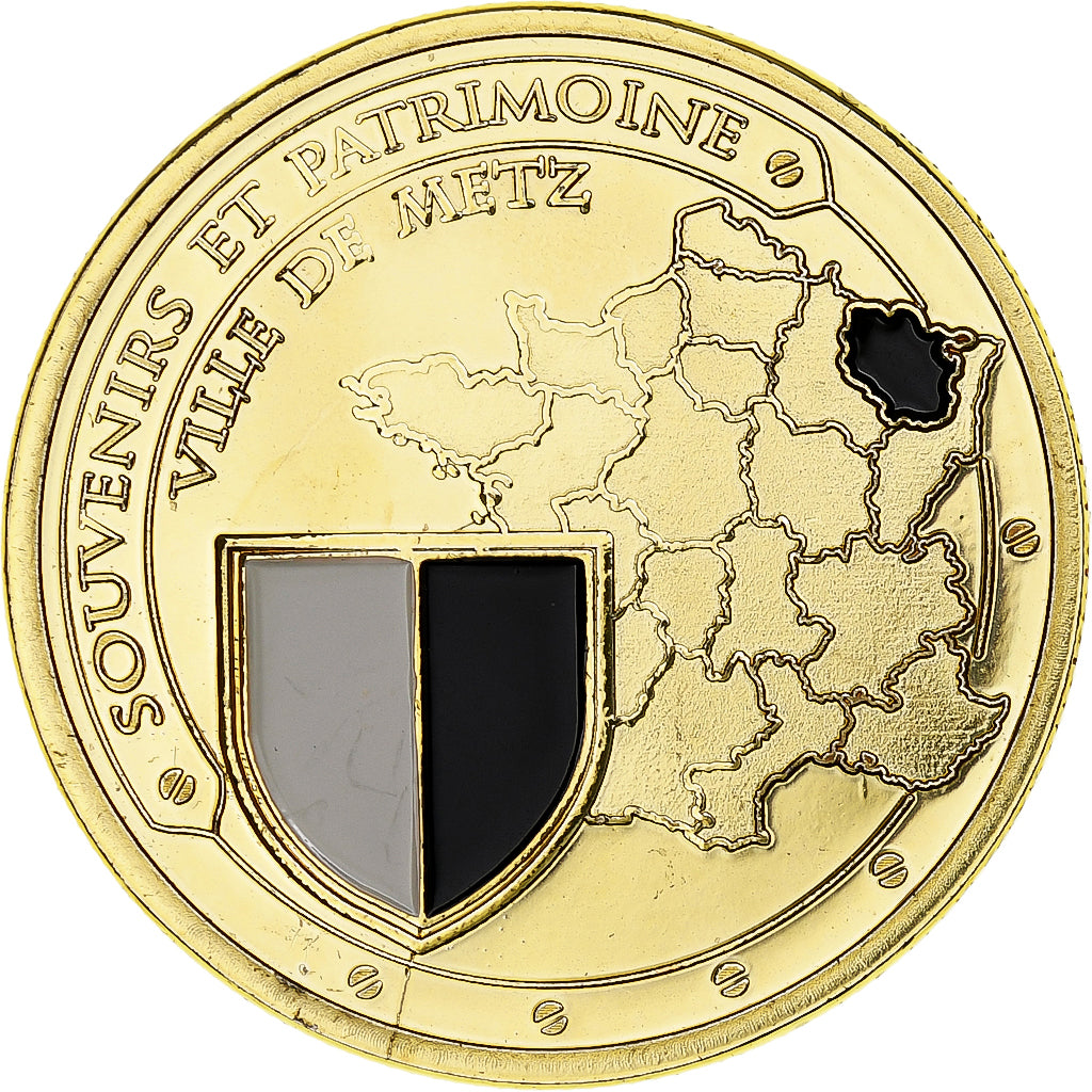 Frankreich, Touristic Token, Metz - Cathédrale, n.d., Copper-nickel Aluminium