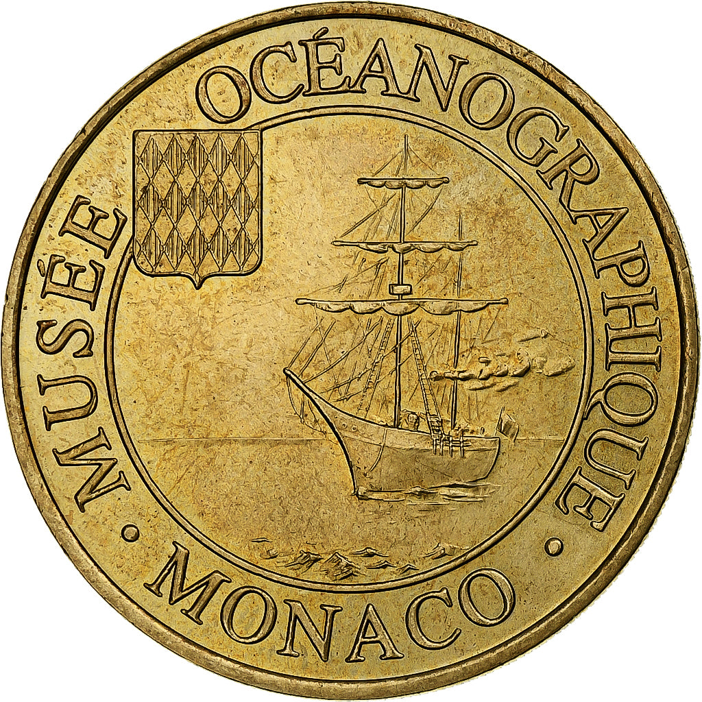Mónaco, Touristic Token, Monaco -  Musée Océanographique, 2000, Cuproníquel