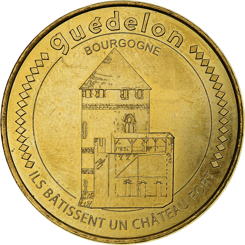 Francia, Touristic Token, Château Fort de Guédelon, Bourgogne, 2014