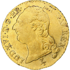 France, Louis XVI, Louis d'or à la tête nue, 1787, Paris, Gold, EF(40-45)