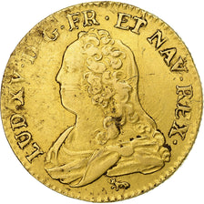 Francia, Louis XV, Louis d'or aux lunettes, 1726, Paris, Oro, MBC, Gadoury:340