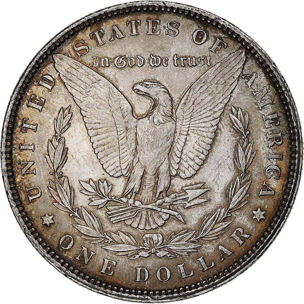 United States, Dollar, Morgan, 1896, Philadelphia, Silver, AU(55-58)