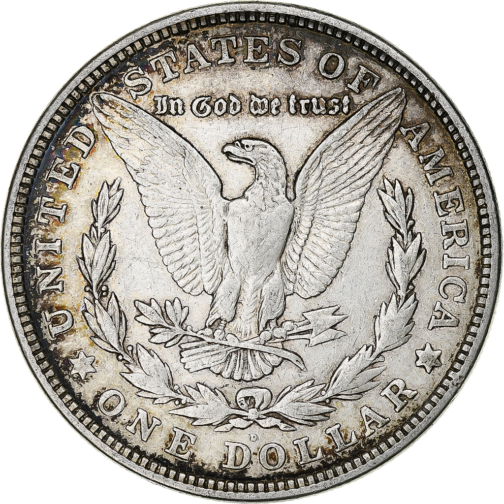 United States, Dollar, Morgan, 1921, Denver, Silver, EF(40-45)