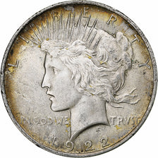 USA, Dollar, Peace, 1922, Philadelphia, Srebro, AU(50-53)