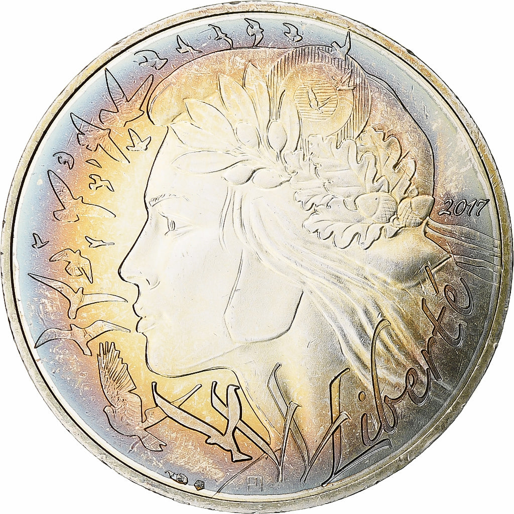 France, 20 Euro, Marianne, Liberté, 2017, MDP, Argent, SPL+