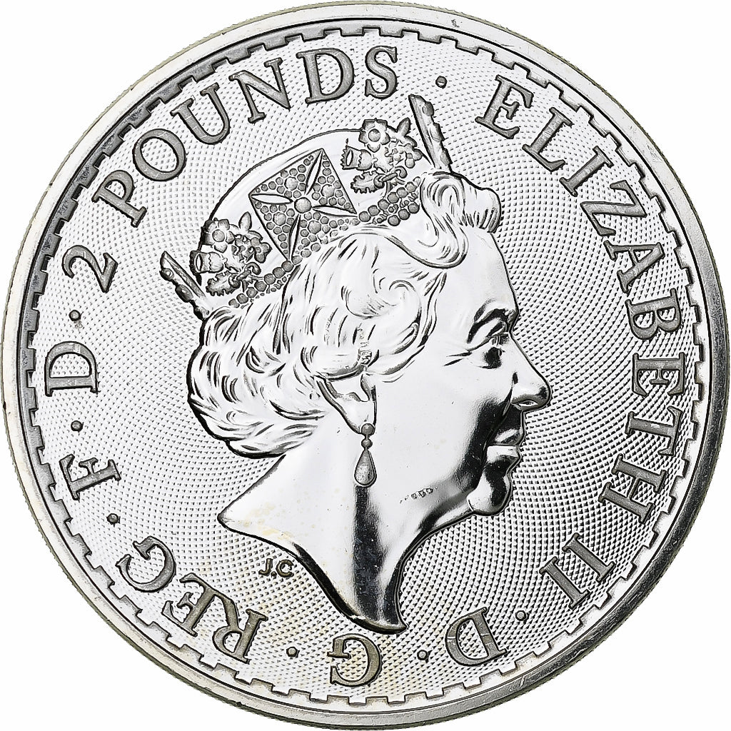 Grande-Bretagne, Elizabeth II, 2 Pounds - 1 Once, Britannia, 2020, Londres