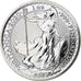 Great Britain, Elizabeth II, 2 Pounds - 1 Oz, Britannia, 2020, London, Silver