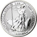 Great Britain, Elizabeth II, 2 Pounds - 1 Oz, Britannia, 2020, London, Silver
