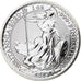 Great Britain, Elizabeth II, 2 Pounds - 1 Oz, Britannia, 2020, London, Silver