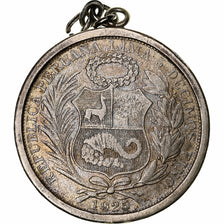 Perù, Sol, 1925, Lima, Argento, BB