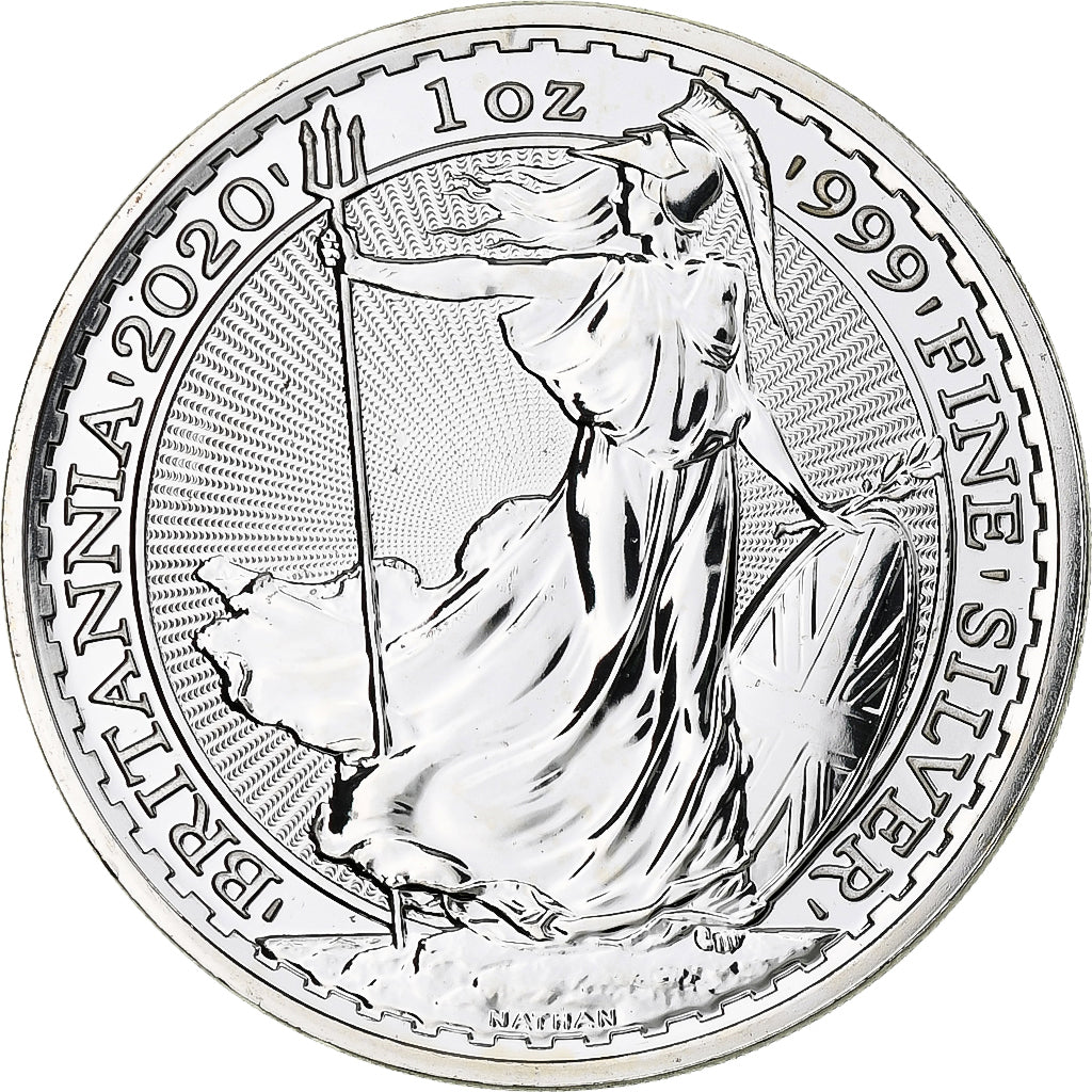 Grande-Bretagne, Elizabeth II, 2 Pounds - 1 Once, Britannia, 2020, Londres