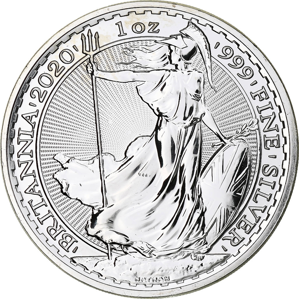 Great Britain, Elizabeth II, 2 Pounds - 1 Oz, Britannia, 2020, London, Proof