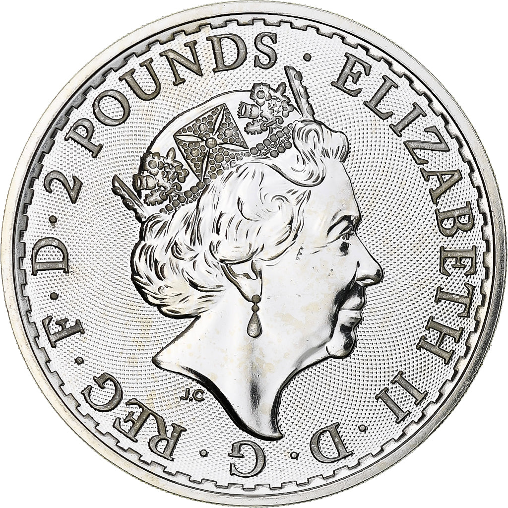 Great Britain, Elizabeth II, 2 Pounds - 1 Oz, Britannia, 2020, London, Proof