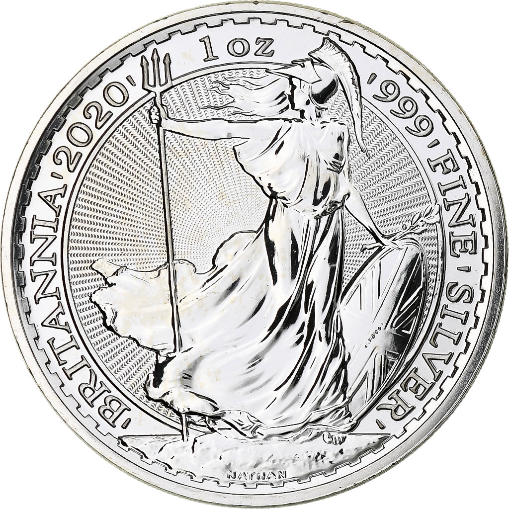 Great Britain, Elizabeth II, 2 Pounds - 1 Oz, Britannia, 2020, London, Proof
