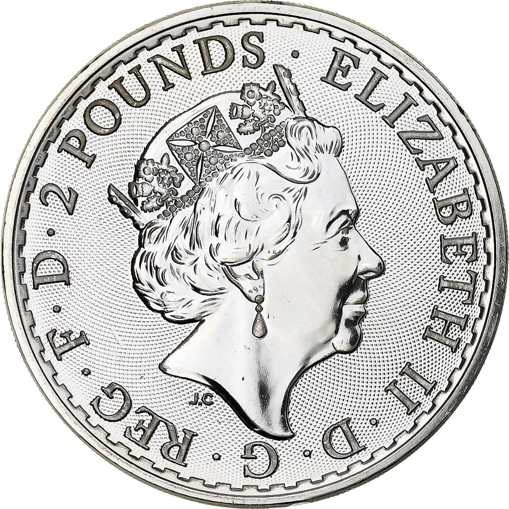 Great Britain, Elizabeth II, 2 Pounds - 1 Oz, Britannia, 2020, London, Proof
