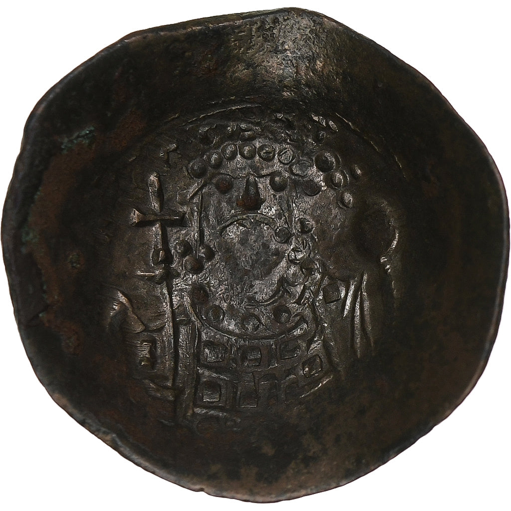 John II Comnenus, Aspron trachy, 1118-1143, Constantinople, Billon, AU(50-53)