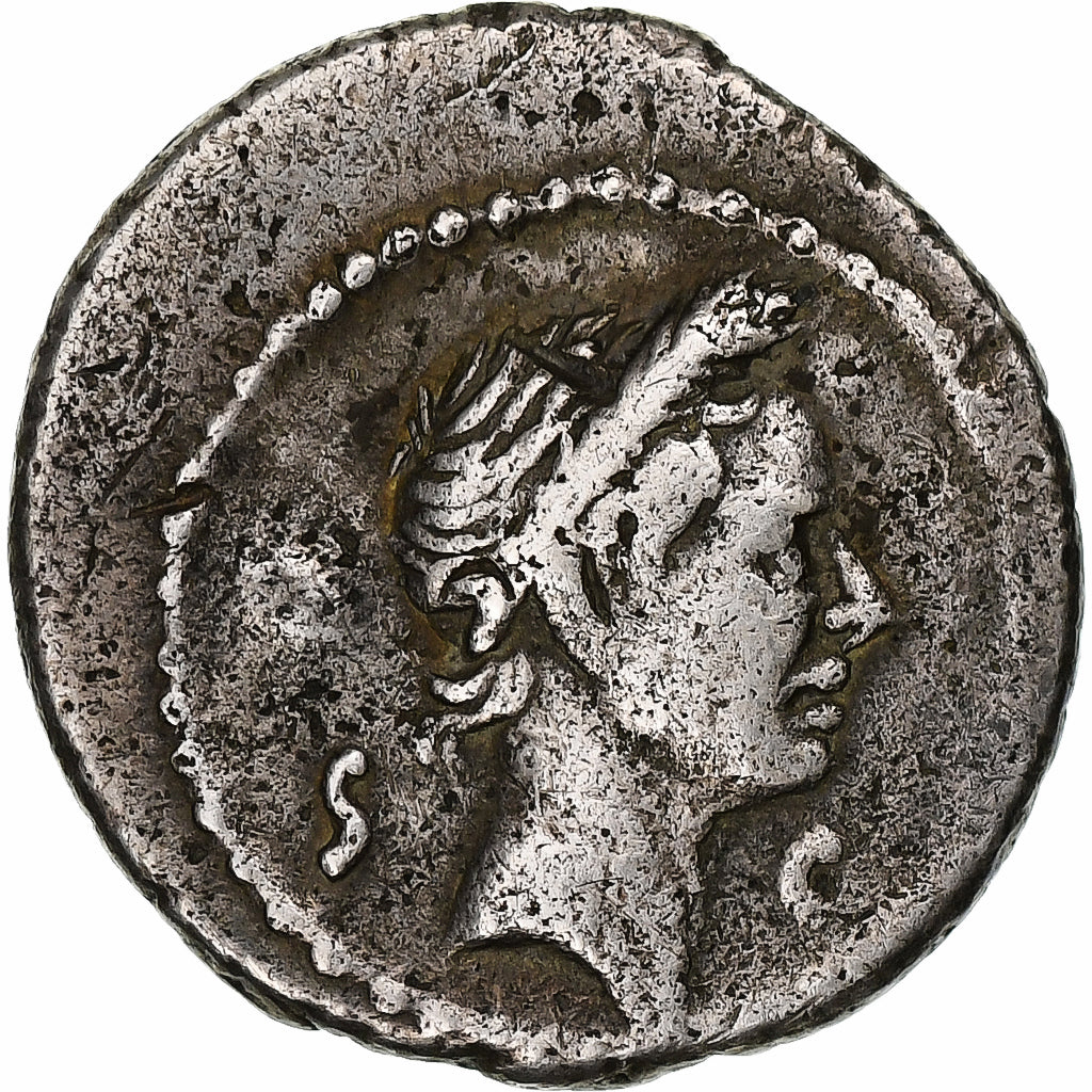 Sempronia, Denarius, 40 BC, Rome, Fourrée, Silver, EF(40-45), Crawford:525/4c