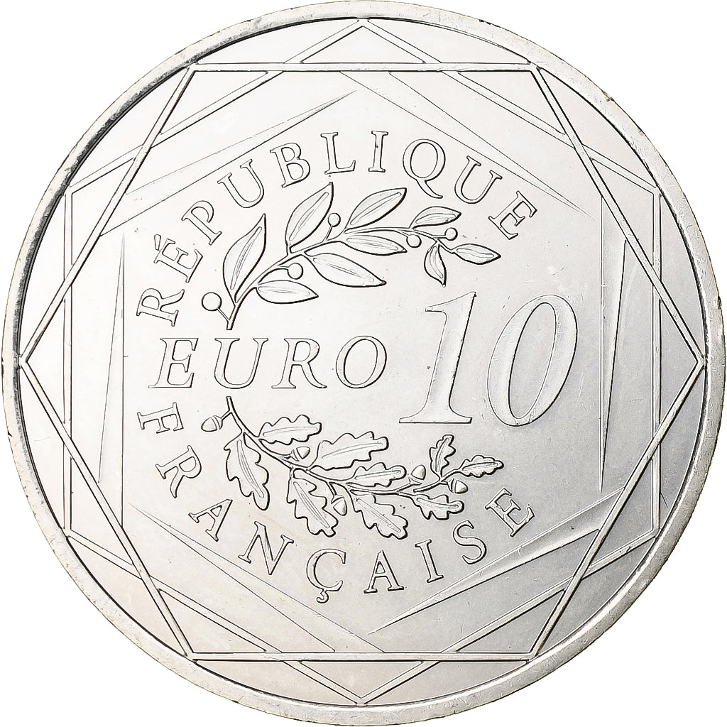France, 10 Euro, Hercule, 2013, MDP, Silver, MS(63)