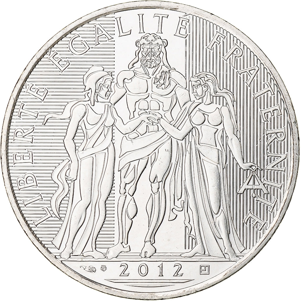 Francia, 10 Euro, Hercule, 2012, MDP, Argento, SPL