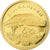 República Democrática do Congo, 10 Francs, Kilimanjaro, 2008, Proof, Dourado