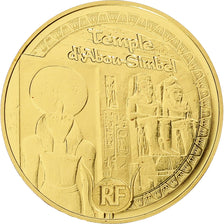 France, 5 Euro, Egypte, Temple d'Abou-Simbel, Proof, 2012, MDP, Gold, MS(65-70)