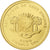 Costa do Marfim, 1500 Francs CFA, Justice, 2007, Proof, Dourado, MS(65-70)