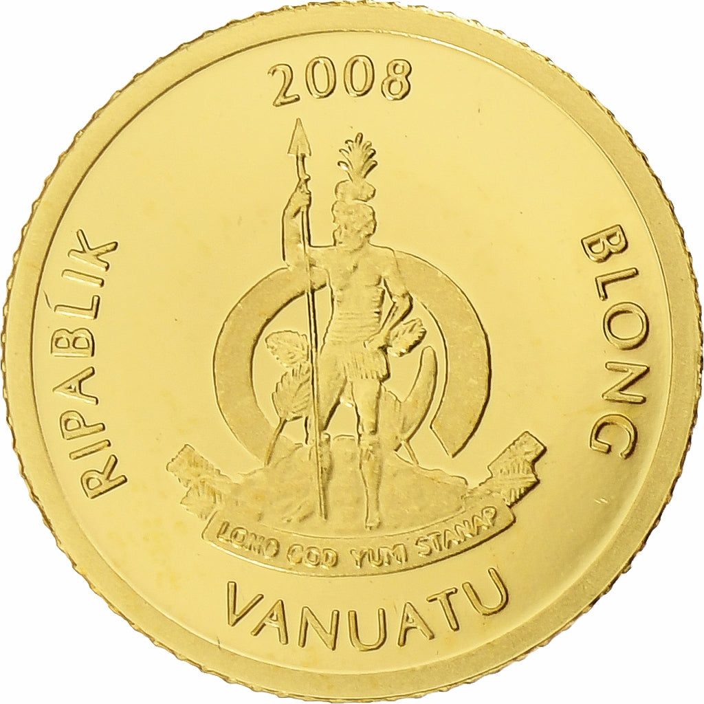 Vanuatu, 20 Vatu, Europa, 2008, Proof, Gold, MS(65-70)