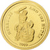 Palau, Dollar, Hercule et l'Hydre, 2009, BE, Or, FDC