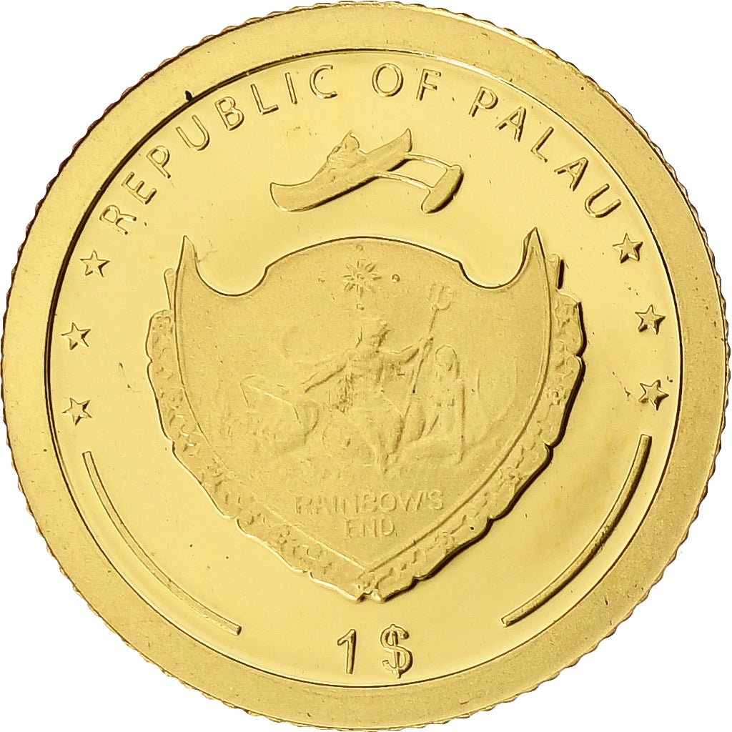 Palau, Dollar, Hercule et l'Hydre, 2009, PP, Gold, STGL