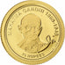 Seychelles, 25 Rupees, Mahatma Gandhi, 2013, Proof, Gold, MS(65-70)