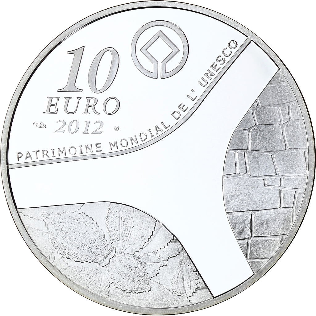 Frankrijk, 10 Euro, Egypte, Temple d'Abou-Simbel, Proof, 2012, MDP, Zilver, FDC