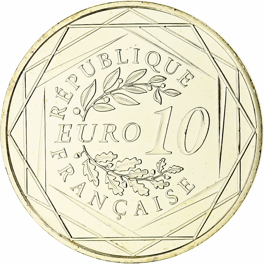 Francja, 10 Euro, Hercule, BU, 2012, MDP, Srebro, MS(65-70)