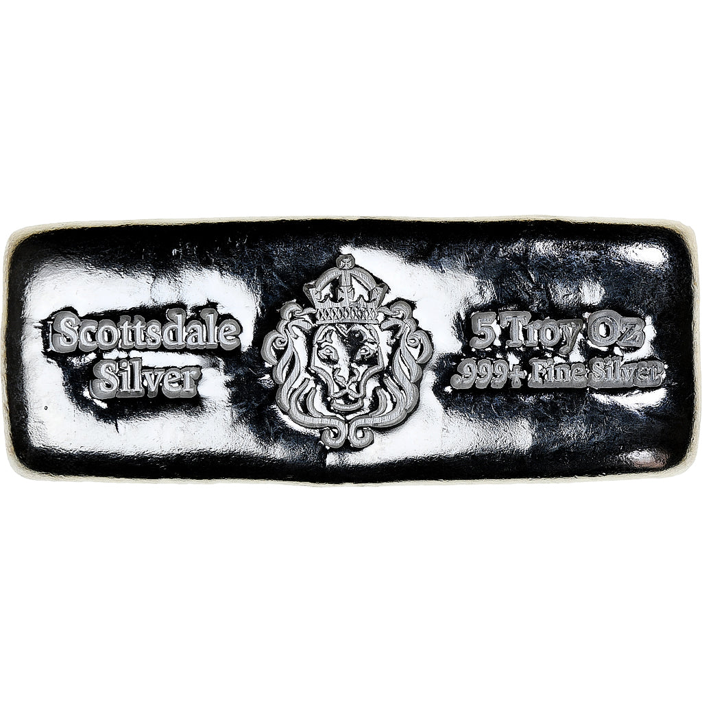 United States, 5 Troy Once, Silver Oz, Scottsdale, Silver, MS(64)