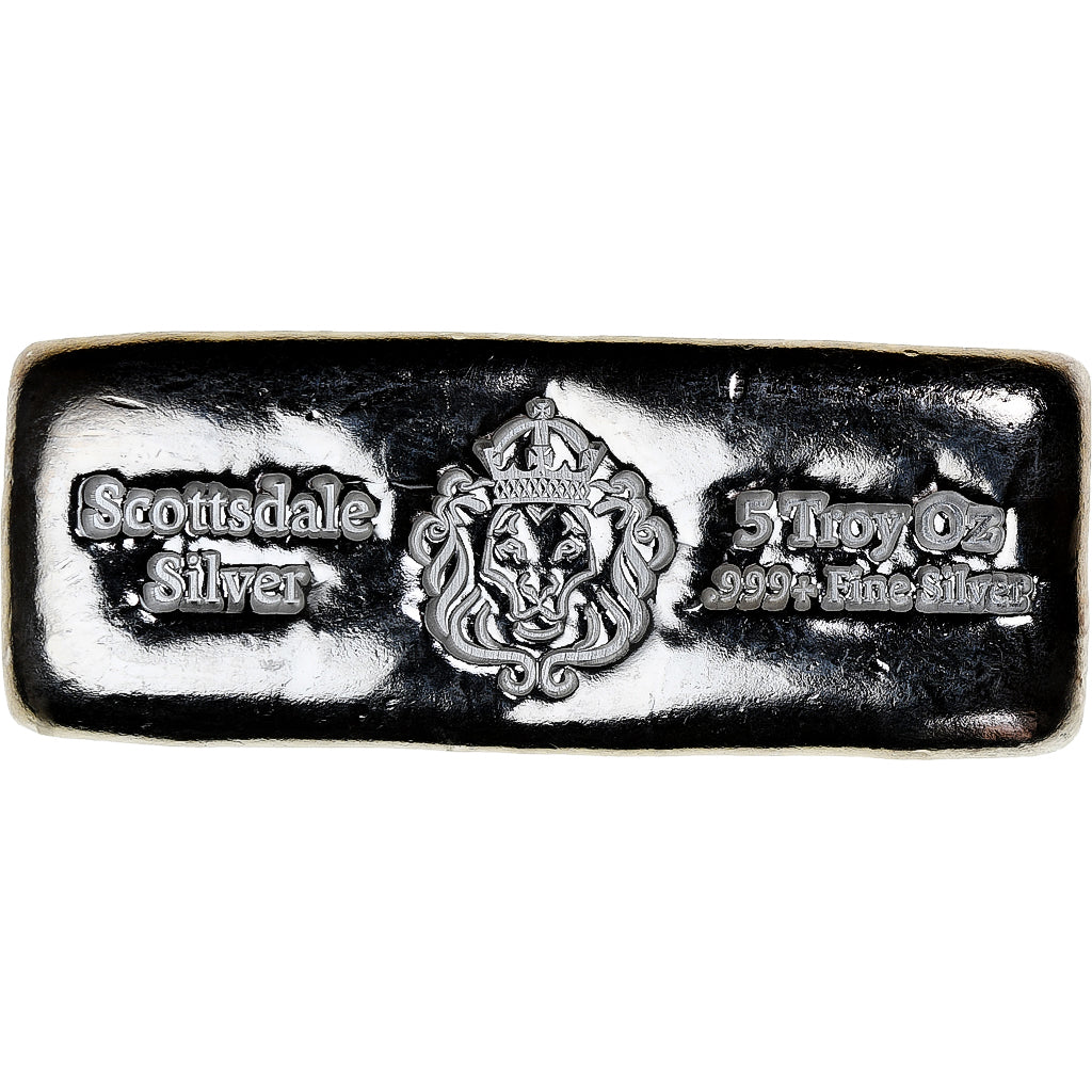 United States, 5 Troy Once, Silver Oz, Scottsdale, Silver, MS(64)