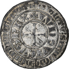 France, Louis IX, Gros Tournois, 1245-1270, Silver, AU(50-53)