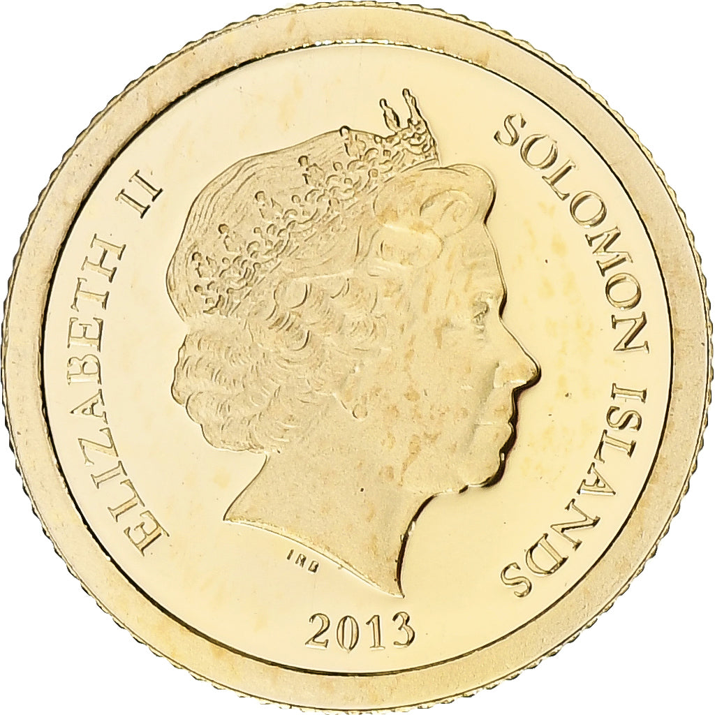 Solomon Islands, Dollar, Le temple d'Artémis, 2013, Proof, Gold, MS(65-70)
