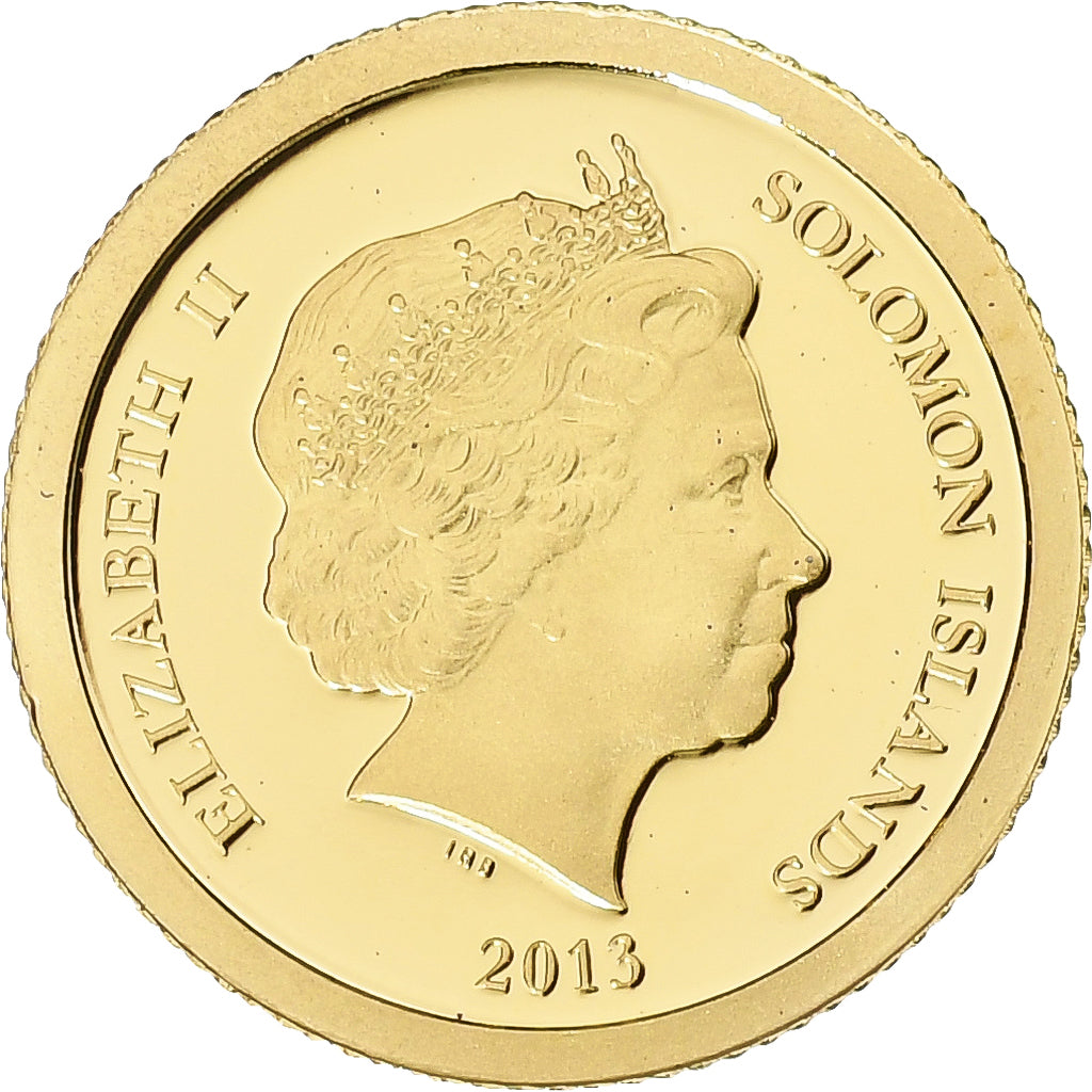 Solomon Islands, Dollar, Les pyramides de Gizeh, 2013, Proof, Gold, MS(65-70)
