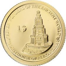 Solomon Islands, Dollar, Le phare d'Alexandrie, 2013, Proof, Gold, MS(65-70)