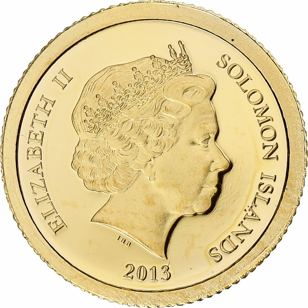 Solomon Islands, Dollar, Le phare d'Alexandrie, 2013, Proof, Gold, MS(65-70)