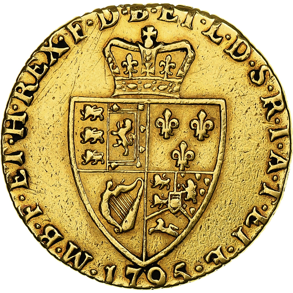 Grande-Bretagne, George III, Guinea, 1795, Londres, Or, TTB, Spink:3729