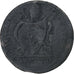 Vaticano, PAPAL STATES, Pius VII, Baiocco, 1802, Roma, Rame, MB