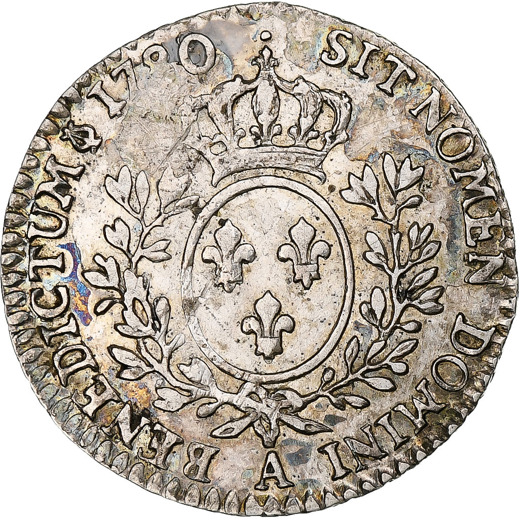 France, Louis XVI, 1/10 Ecu, 1780, Paris, Argent, TTB, Gadoury:353