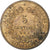 Frankreich, 5 Centimes, Cérès, 1888, Paris, Bronze, VZ, Gadoury:157a