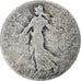 Francia, 50 Centimes, Semeuse, 1912, Paris, Plata, BC+, Gadoury:420